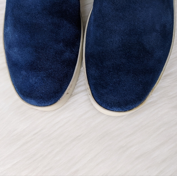 Rag & Bone Blue Suede Leather Slip On Loafer Shoes | Size 11 - Picture 12 of 16